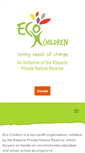 Mobile Screenshot of ecochildren.co.za